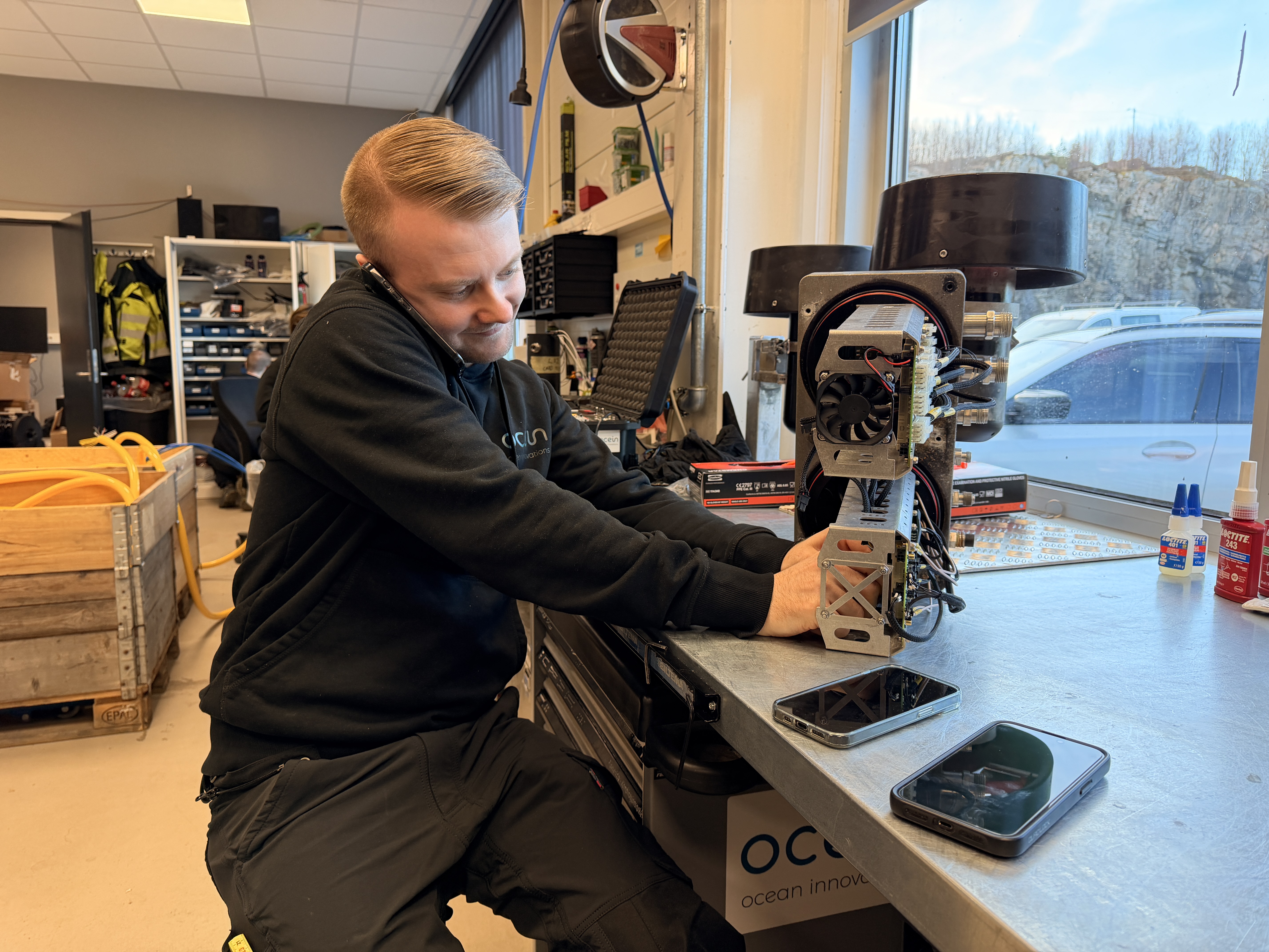 God support og støtte holder produksjonen i gang